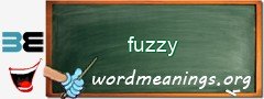 WordMeaning blackboard for fuzzy